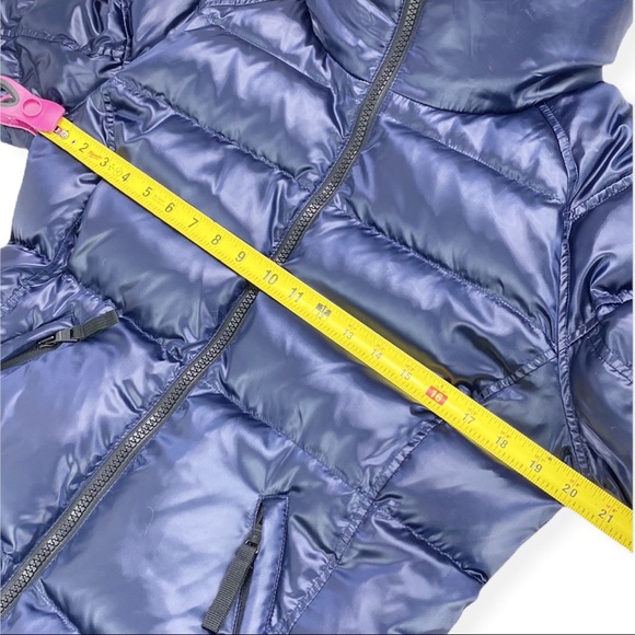 S13 Quilted Down Puffer Jacket Metallic Navy NWT Size XL Duck Down Feather - Picture 9 of 14